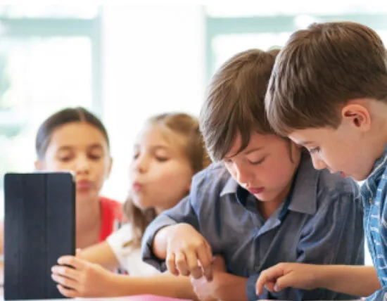 Kinderen in klaslokaal